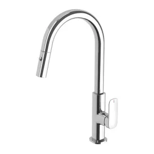 Phoenix Nuage Pull Out Sink Mixer 200mm Chrome - Lead Free by PHOENIX, a Kitchen Taps & Mixers for sale on Style Sourcebook