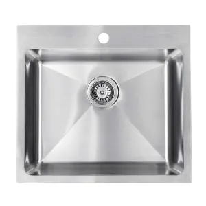 Seima Kubic Deep 550 Sink With Overflow And 1 Tap Hole Stainless Steel by Seima, a Kitchen Sinks for sale on Style Sourcebook