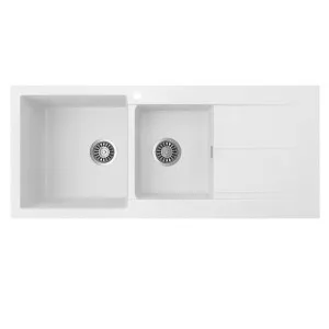 Seima Oros 1160 Sink Right Drainer 1 Taphole White by Seima, a Bathroom Fixtures for sale on Style Sourcebook