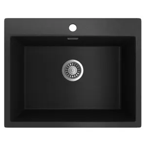 Seima Oros 620 Sink 1 Taphole Black by Seima, a Kitchen Sinks for sale on Style Sourcebook
