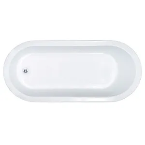 Seima Limni 135 Inset Bath No Overflow 1700mm White by Seima, a Bathtubs for sale on Style Sourcebook