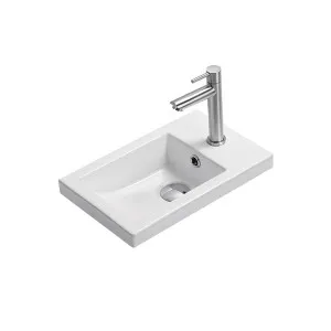 Seima Plati 245 Ceramic Inset Basin White Gloss by Seima, a Basins for sale on Style Sourcebook