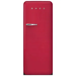 Smeg FAB28 50's Style 270L Retro Refrigerator Right Hand Hinge Ruby Red by Smeg, a Refrigerators, Freezers for sale on Style Sourcebook
