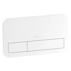 Villeroy And Boch ViConnect Installation Systems Toilet Flush Plate 200S, Dual Flush, White by Villeroy & Boch, a Toilets & Bidets for sale on Style Sourcebook