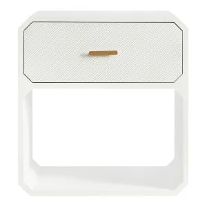 Anderson 1 Drawer Accent Table - White - OUTLET NSW by CAFE Lighting & Living, a Dressers & Chests of Drawers for sale on Style Sourcebook