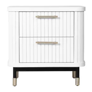 Sophia Bedside Table - White by CAFE Lighting & Living, a Bedside Tables for sale on Style Sourcebook
