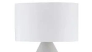 Abstract Floor Drum Shade - White by CAFE Lighting & Living, a Lamp Shades for sale on Style Sourcebook