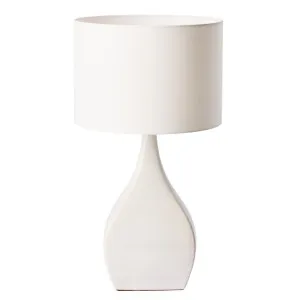 Sabrina Table Lamp - White by CAFE Lighting & Living, a Table & Bedside Lamps for sale on Style Sourcebook