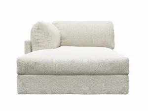 Finley Boucle Ivory Left Arm Facing Chaise Module by James Lane, a Sofas for sale on Style Sourcebook