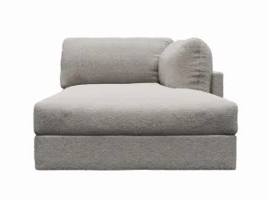 Finley Boucle Pumice Right Arm Facing Chaise Module by James Lane, a Sofas for sale on Style Sourcebook
