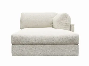 Finley Boucle Ivory Right Arm Facing Chaise Module by James Lane, a Sofas for sale on Style Sourcebook