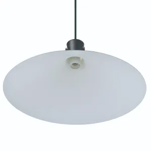 Nordlux Dorina Wide Metal Cone Pendant with Wood Accent Black by Nordlux, a Pendant Lighting for sale on Style Sourcebook