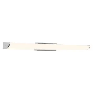 Cougar Aurora Large Linear Tricolour LED Vanity Light with Opal Acrylic Lens - Chrome by Cougar, a Wall Lighting for sale on Style Sourcebook