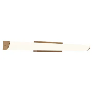 Cougar Aurora Medium Linear Tricolour LED Vanity Light with Opal Acrylic Lens - Gold by Cougar, a Wall Lighting for sale on Style Sourcebook