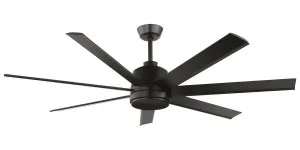Eglo Tourbillion Pro 60" DC Smart Ceiling Fan with Remote Black by Eglo, a Ceiling Fans for sale on Style Sourcebook