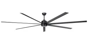Eglo Tourbillion Pro 120" Heavy Duty DC Smart Ceiling Fan with Remote for Grand Indoor Spaces Black by Eglo, a Ceiling Fans for sale on Style Sourcebook