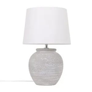 Romeo Table Lamp Antique White by James Lane, a Lighting for sale on Style Sourcebook