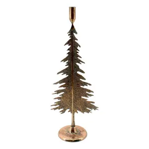 Tree Taper Holder Large 18.5x49cm in Gold by OZ Design, a Candle Holders for sale on Style Sourcebook
