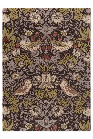 Morris & Co Strawberry Thief Grape 027705 by Morris & Co, a Contemporary Rugs for sale on Style Sourcebook