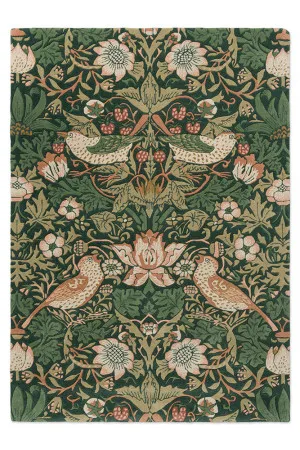 Morris & Co Strawberry Thief Forest 027707 by Morris & Co, a Contemporary Rugs for sale on Style Sourcebook