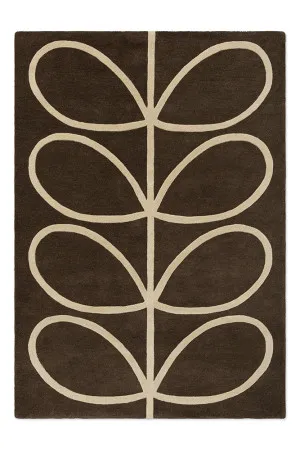 Orla Kiely Giant Linear Stem Walnut 059401 by Orla Kiely, a Contemporary Rugs for sale on Style Sourcebook