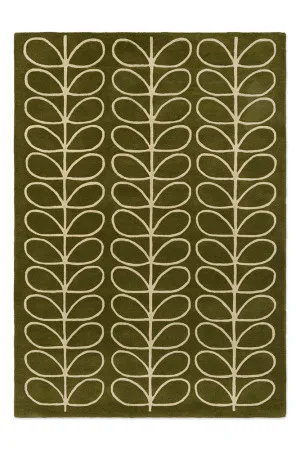 Orla Kiely Linear Stem Olive 060501 by Orla Kiely, a Contemporary Rugs for sale on Style Sourcebook