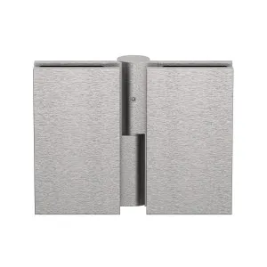 Boston Heavy Duty Glass to Glass Left Hand Bifold Hinge Satin Nickel by Estelle, a Bathroom Fixtures for sale on Style Sourcebook