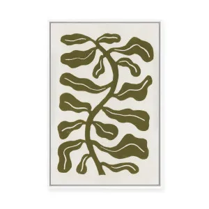 Wind Kissed Plant | Framed Canvas by Alisa Galitsyna, a Painted Canvases for sale on Style Sourcebook