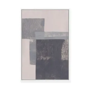 Gray Blocks No.2 | Framed Canvas by Alisa Galitsyna, a Painted Canvases for sale on Style Sourcebook