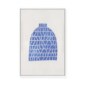 Linocut Vase No.1 | Framed Canvas by Alisa Galitsyna, a Painted Canvases for sale on Style Sourcebook