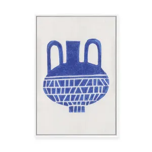 Linocut Vase No.2 | Framed Canvas by Alisa Galitsyna, a Painted Canvases for sale on Style Sourcebook