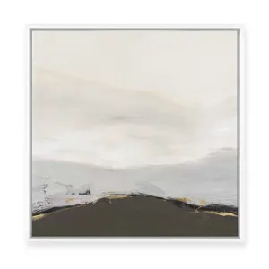 Muted Horizon with Earthy Accents | Framed Canvas by ARTHOUSEco, a Painted Canvases for sale on Style Sourcebook