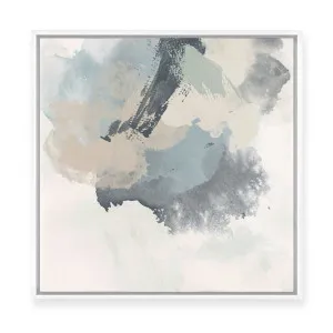 Muted Brushstrokes in Blue I | Framed Canvas by ARTHOUSEco, a Painted Canvases for sale on Style Sourcebook