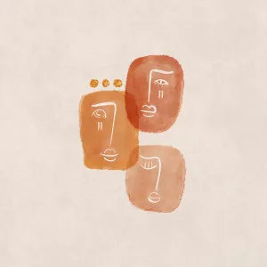 Tangerine Faces II by ARTHOUSEco, a Prints for sale on Style Sourcebook