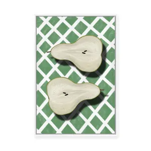 Pears | Framed Canvas by ARTHOUSEco, a Painted Canvases for sale on Style Sourcebook