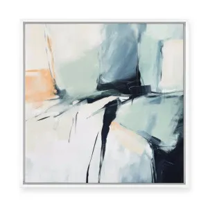 Depth of Blue Thoughts I | Framed Canvas by ARTHOUSEco, a Painted Canvases for sale on Style Sourcebook