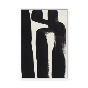 Black Mark II | Framed Canvas by ARTHOUSEco, a Painted Canvases for sale on Style Sourcebook