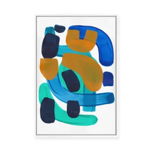 Panning for Gold I | Framed Canvas by ARTHOUSEco, a Painted Canvases for sale on Style Sourcebook