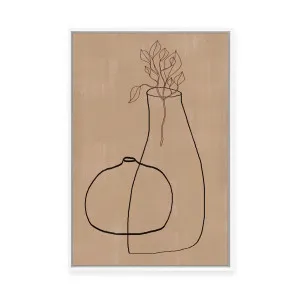 Vase No.2 | Framed Canvas by ARTHOUSEco, a Painted Canvases for sale on Style Sourcebook