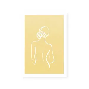 Body Lines III | Yellow by ARTHOUSEco, a Prints for sale on Style Sourcebook