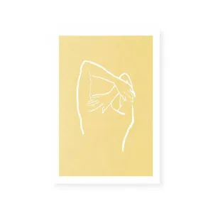 Body Lines II | Yellow by ARTHOUSEco, a Prints for sale on Style Sourcebook