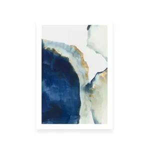 Shapes of Blue Watercolor I by ARTHOUSEco Luxe, a Prints for sale on Style Sourcebook