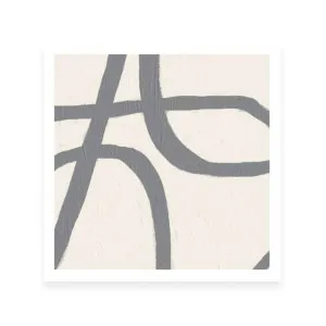 Contrasting Lines 1 Gray by ARTHOUSEco Luxe, a Prints for sale on Style Sourcebook