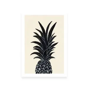 Black Pineapple by ARTHOUSEco Luxe, a Prints for sale on Style Sourcebook