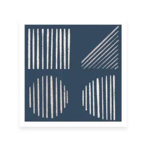 Mod Shapes on Blue by ARTHOUSEco Luxe, a Prints for sale on Style Sourcebook
