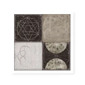 Black Tile I by ARTHOUSEco Luxe, a Prints for sale on Style Sourcebook