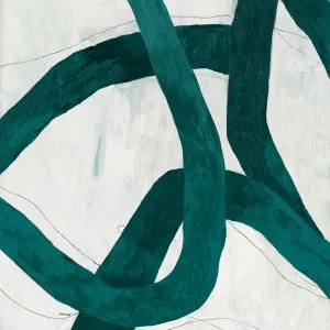Emerald Strokes I by ARTHOUSEco Luxe, a Prints for sale on Style Sourcebook