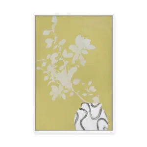 Vanilla Yellow | Framed Canvas by Design Fabrikken, a Painted Canvases for sale on Style Sourcebook