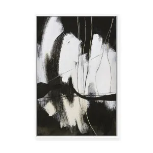 Behind Lines | Framed Canvas by Design Fabrikken, a Painted Canvases for sale on Style Sourcebook