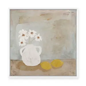 Sweet Lemonade | Framed Canvas by Hayley Michelle, a Painted Canvases for sale on Style Sourcebook